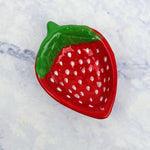 Hand Painted Strawberry Pinch Bowl