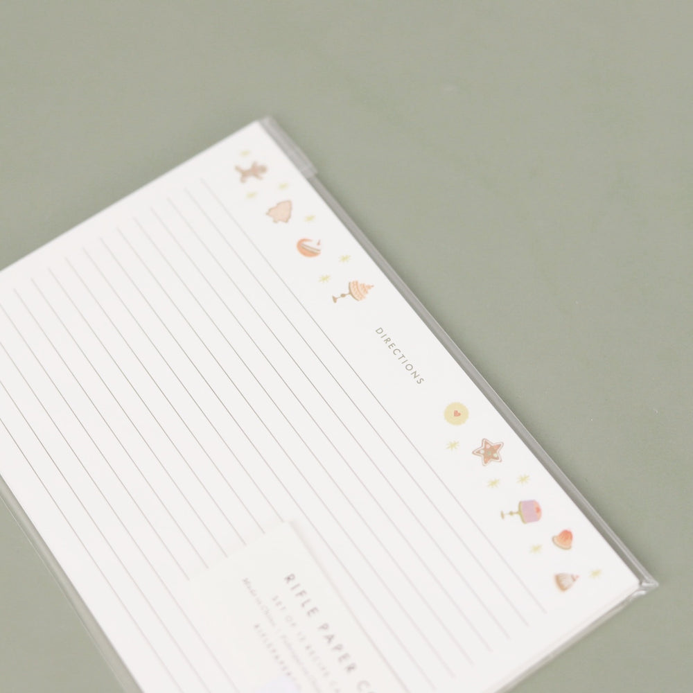 Nutcracker Recipe Cards