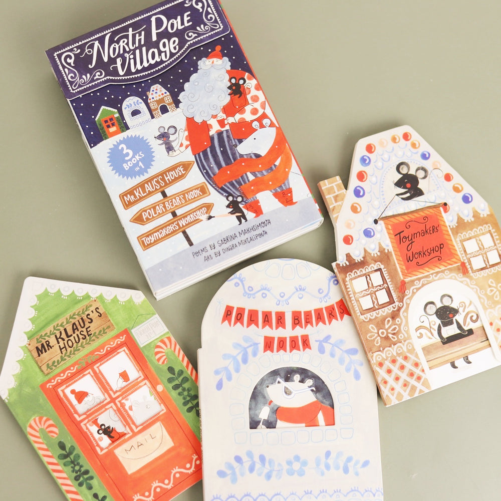 North Pole Village Book Set