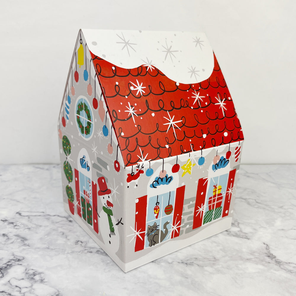 Christmas in the Village House Puzzle