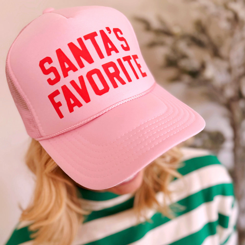 Santa's Favorite Trucker Hat