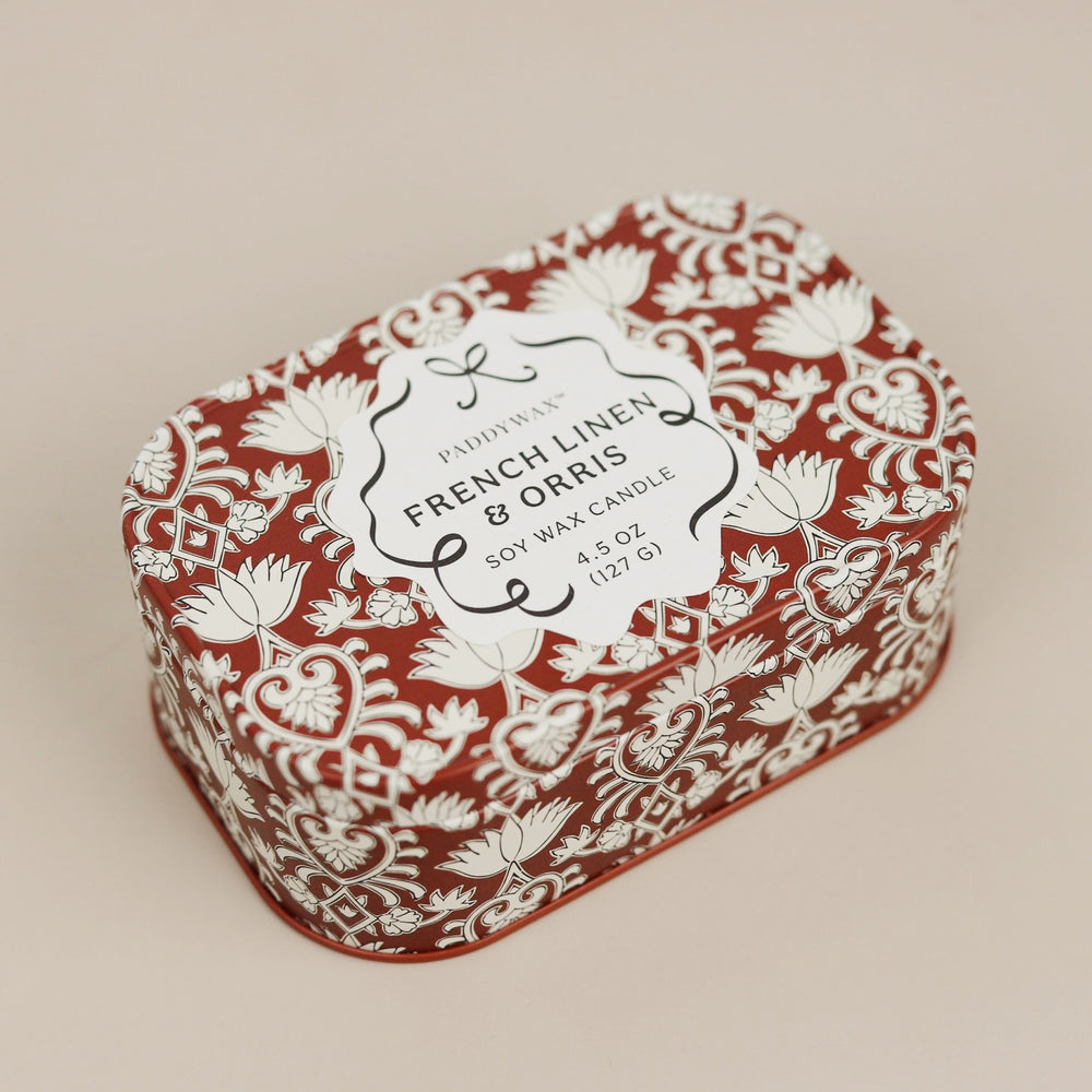 Cherie Printed Tin Candle