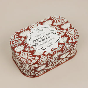 Cherie Printed Tin Candle