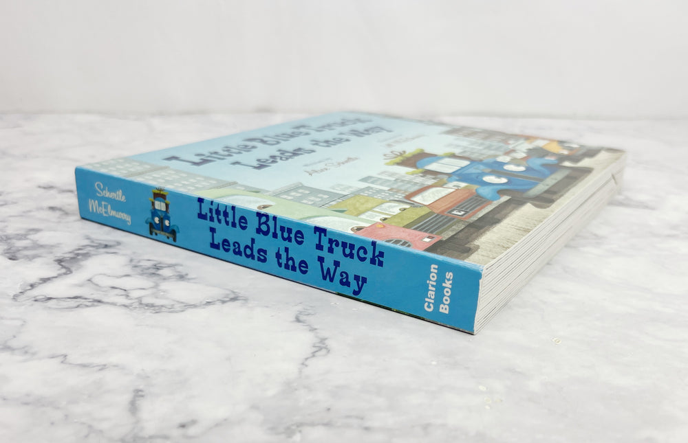 Little Blue Truck Leads The Way Board Book