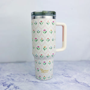 40 oz Flip Straw Handpicked Tumbler