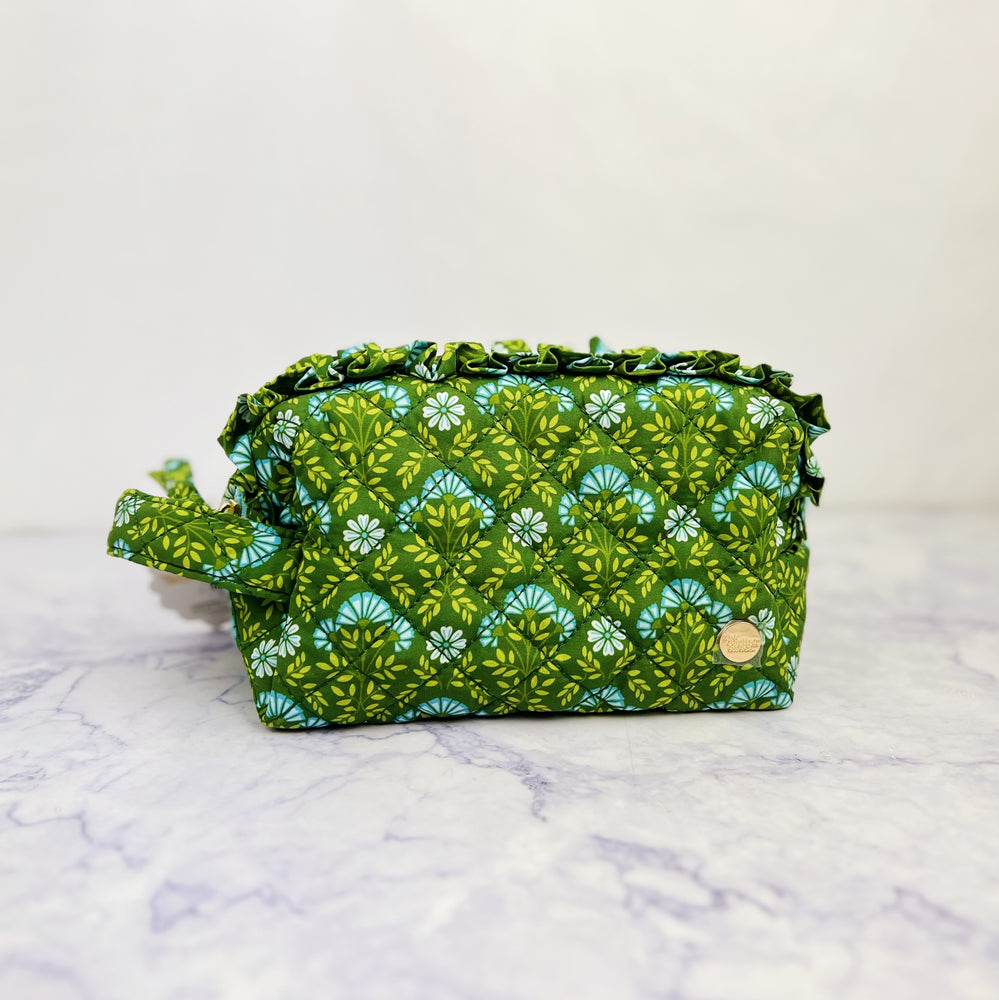 Everbloom Quilted Cosmetic Pouch