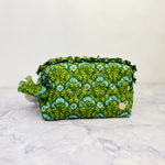 Everbloom Quilted Cosmetic Pouch