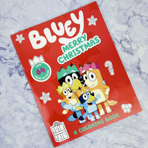 Bluey Merry Christmas Coloring Book