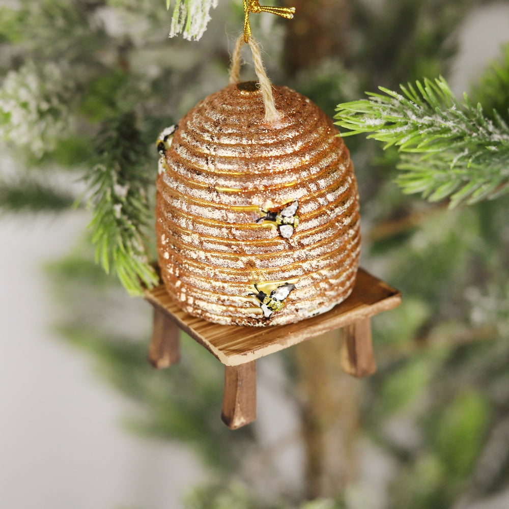 Bee Skep Ornament