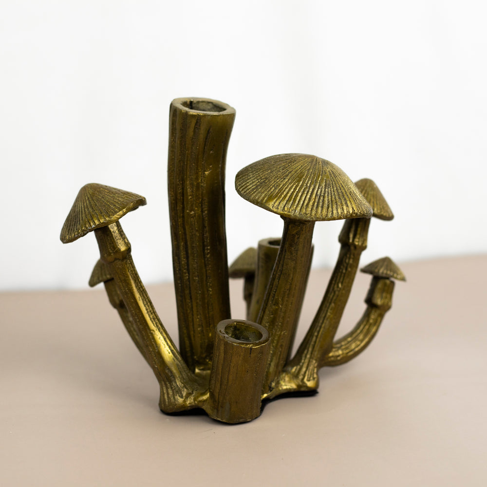 Cluster Mushroom Bud Vase