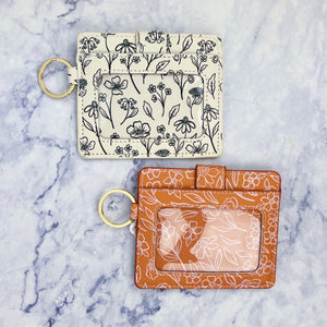 Floral Keychain Wallet