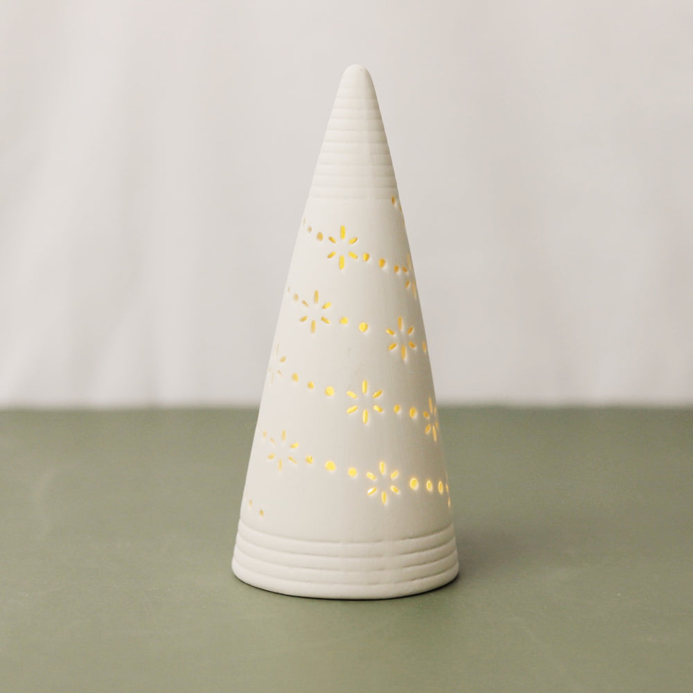 Glowing White Ceramic Trees