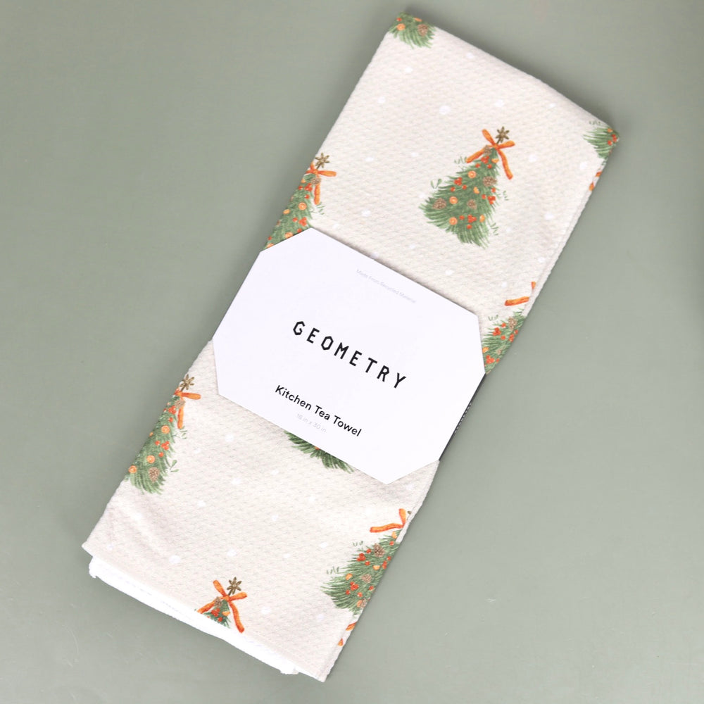 Holiday Recycled Tea Towels