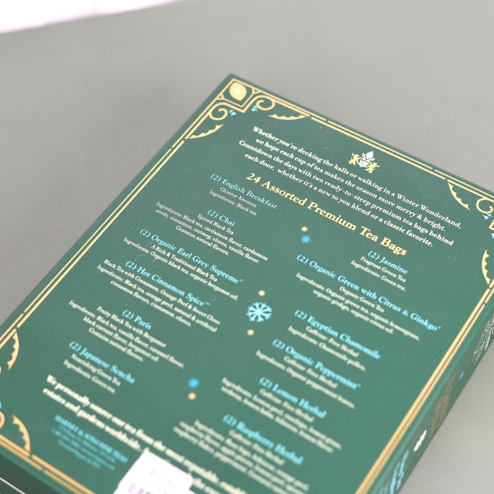 Harney & Sons 12 Days of Tea Winter Countdown