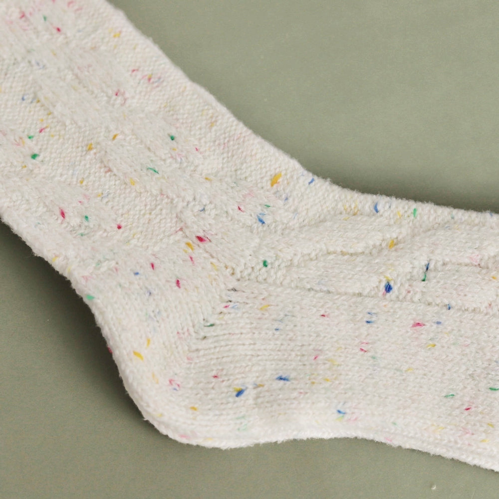 Vanilla Confetti Socks