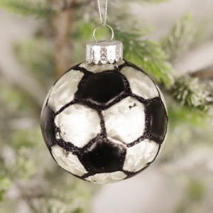 Large Glass Sports Ball Ornament