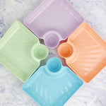 Pastel Snack Plates