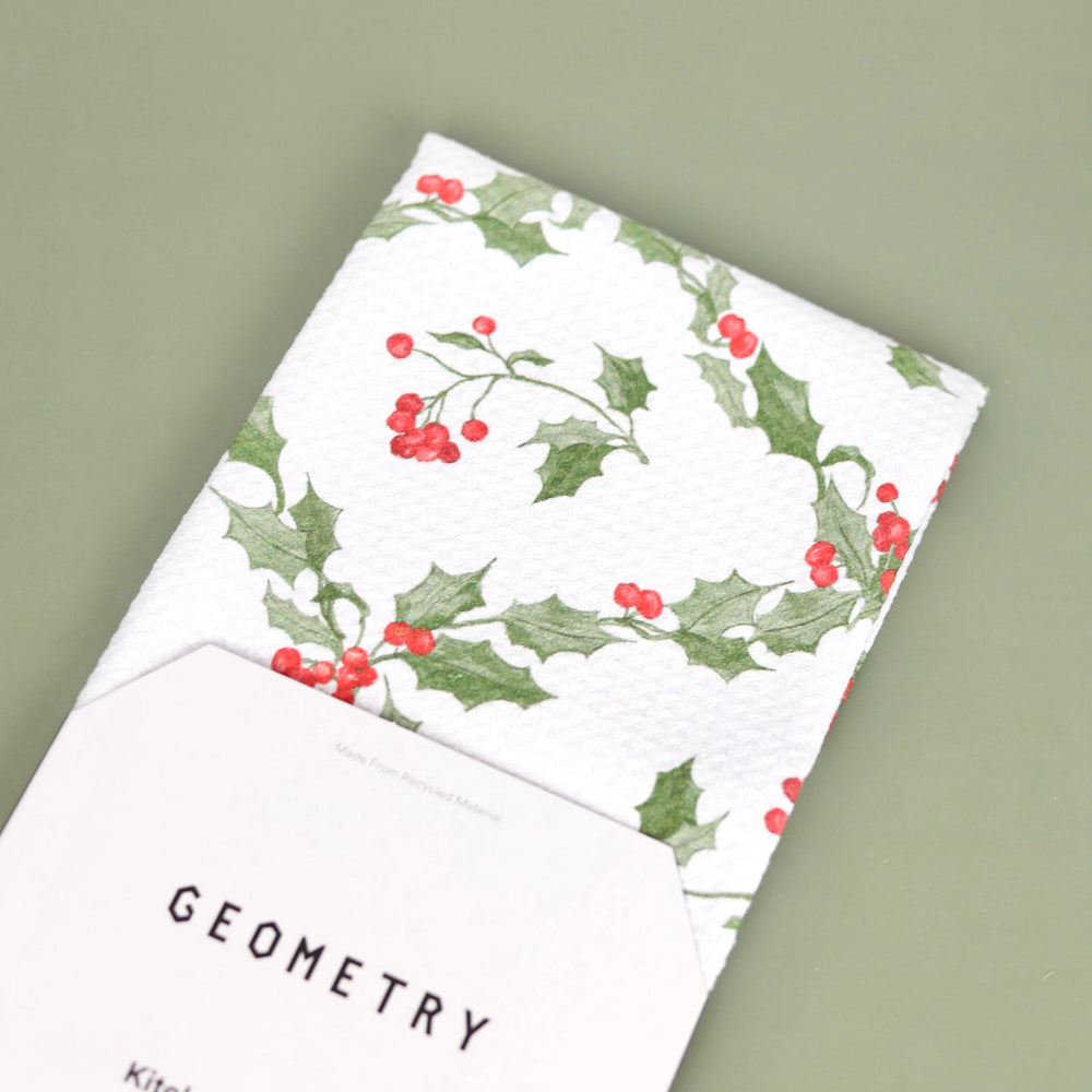 Holiday Recycled Tea Towels