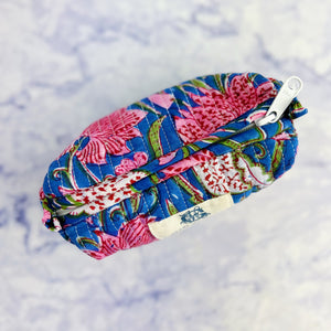 Seascape Quilted Cosmetic Bag