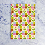 Pixel Checkered Dot Grid Notebook