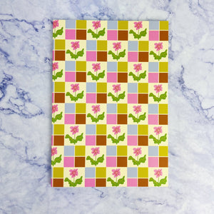 Pixel Checkered Dot Grid Notebook