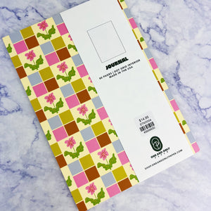 Pixel Checkered Dot Grid Notebook