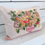 Floral Still Life Lumbar Pillow