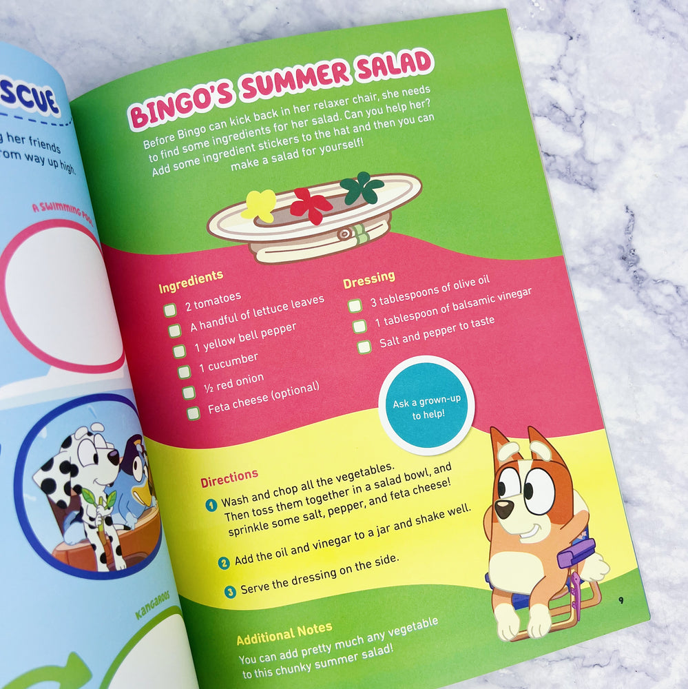 Bluey and Friends Sticker and Activity Book