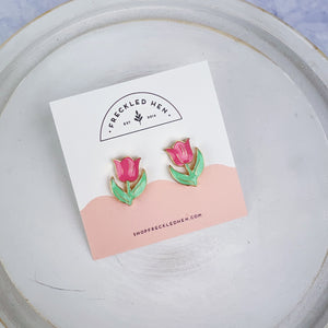 Tulips Stud Earrings