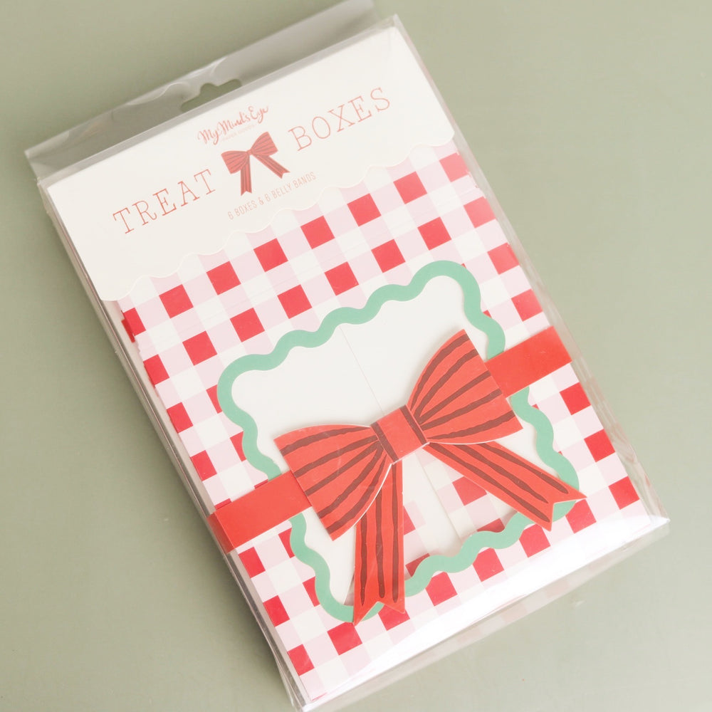 Plaid Cookie Box