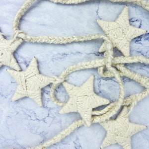 Handmade Wool Felt Star Garland