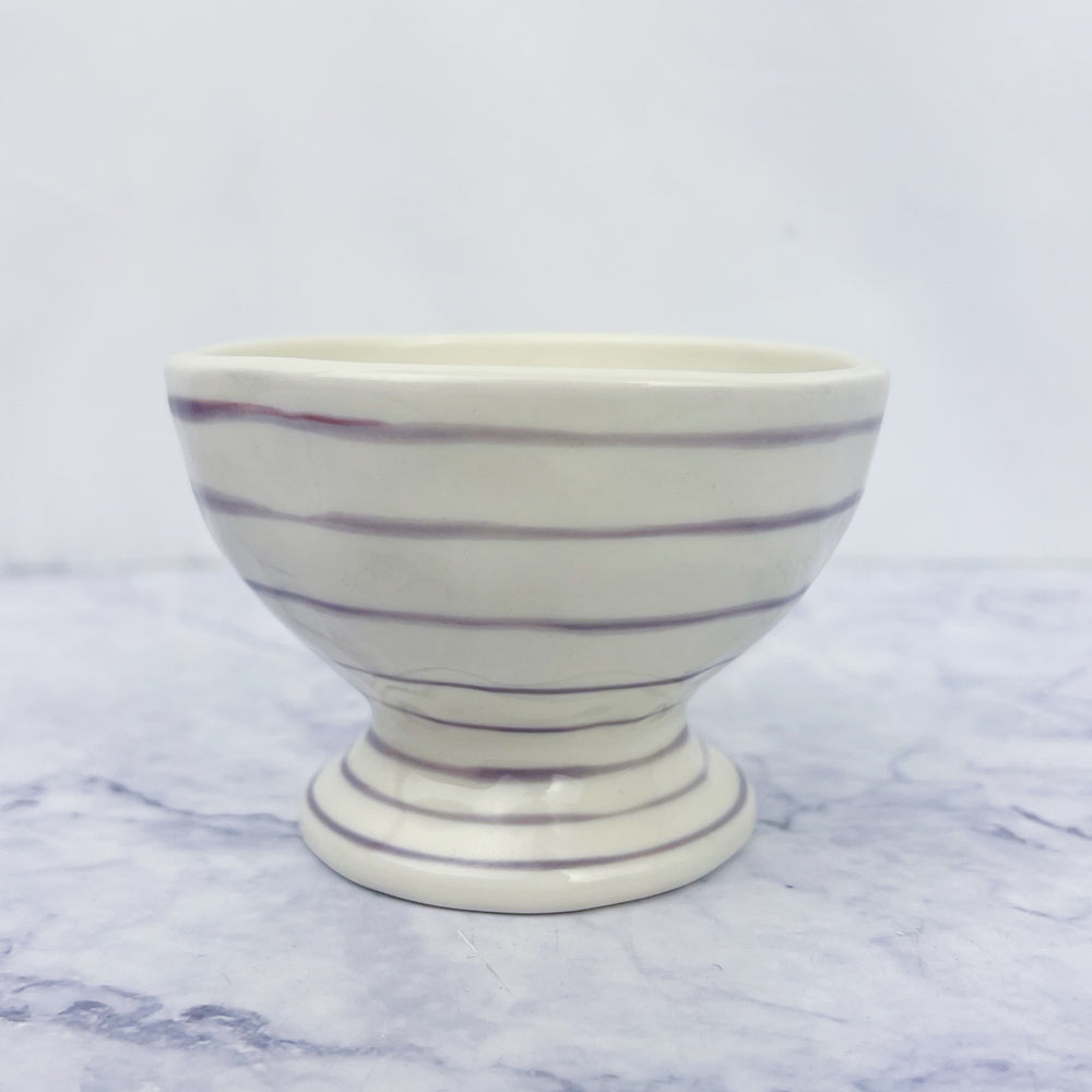 Striped Footed Bowls