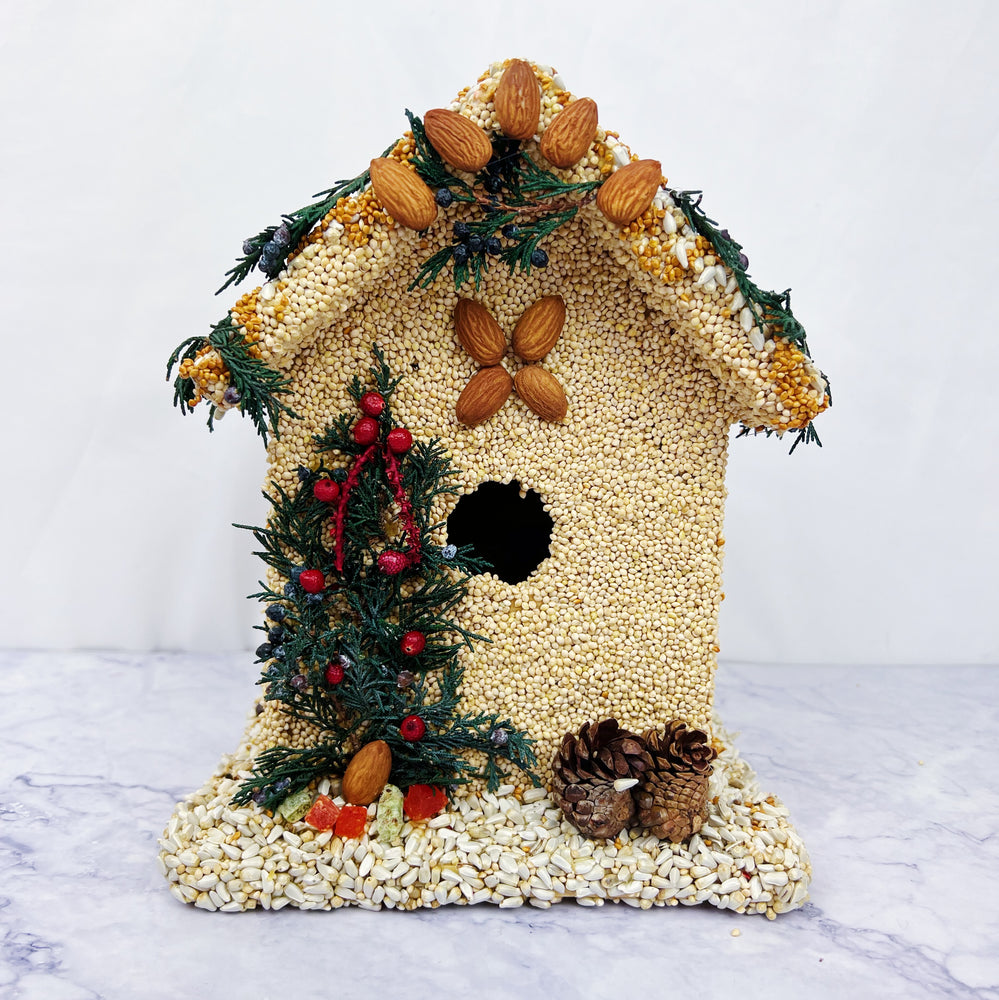 Extra Large Holiday Birdseed House