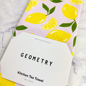 Sweet Lemon Recycled Tea Towel