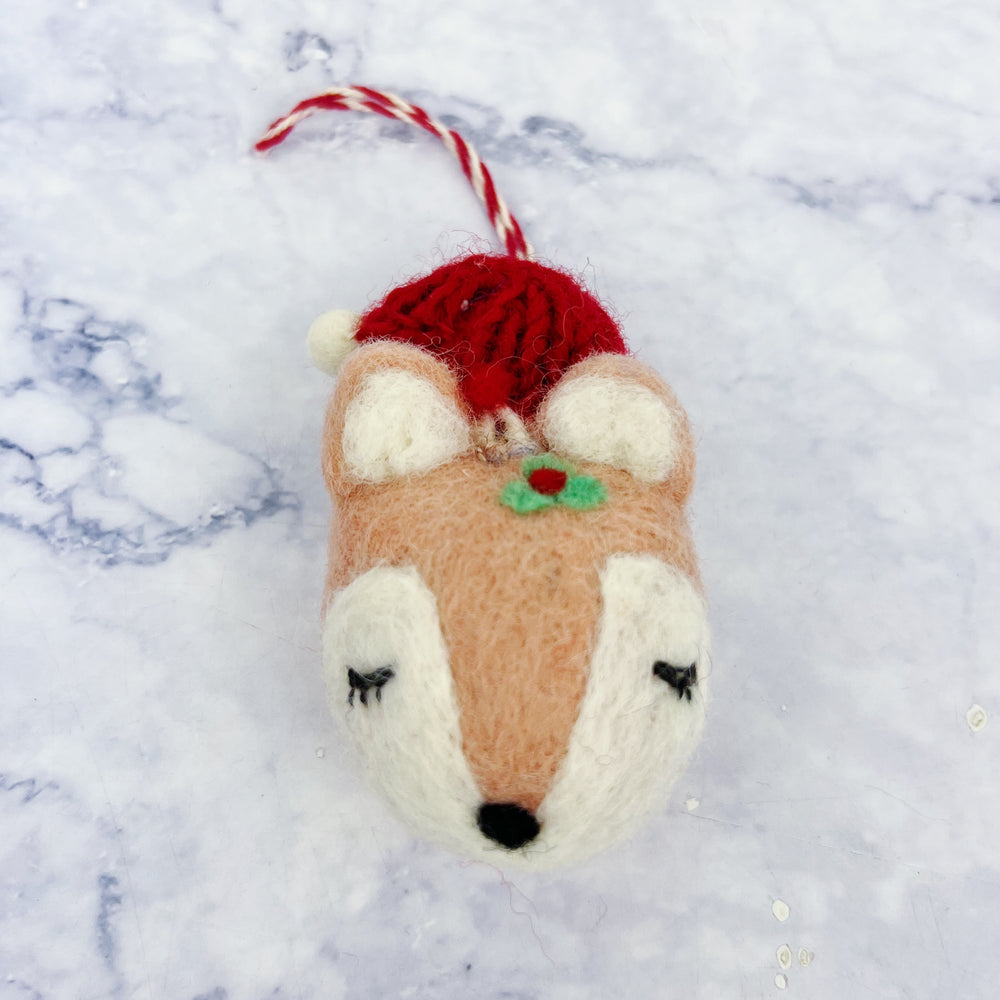 Wool Woodland Ornaments