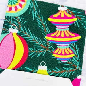 Festive Holiday Geometry Tea Towels