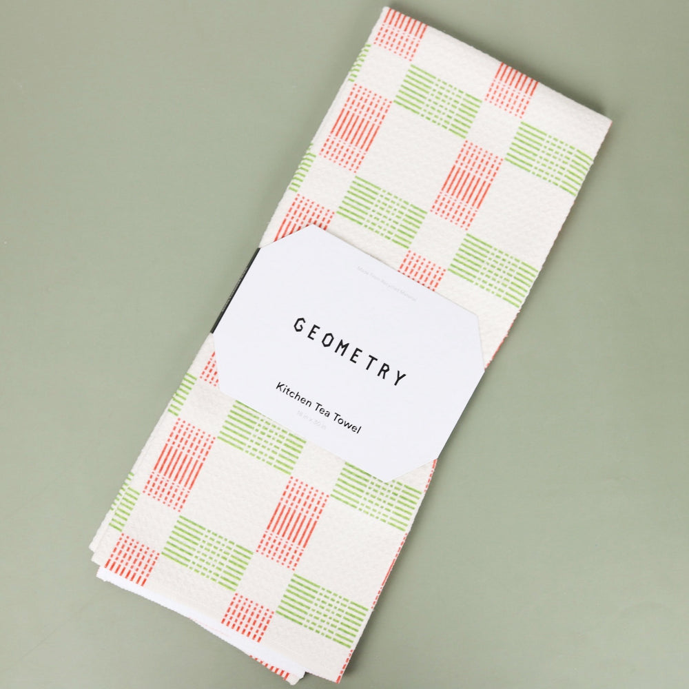 Be Merry Plaid Tea Towel