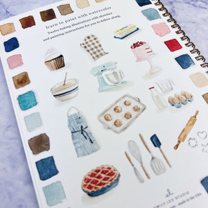 Baking Watercolor Workbook