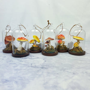 Mushroom Terrarium Ornament