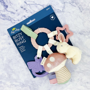 Bitzy Busy Ring Teething Bunny Activity Toy