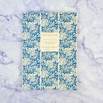 Blue Floral Notebook