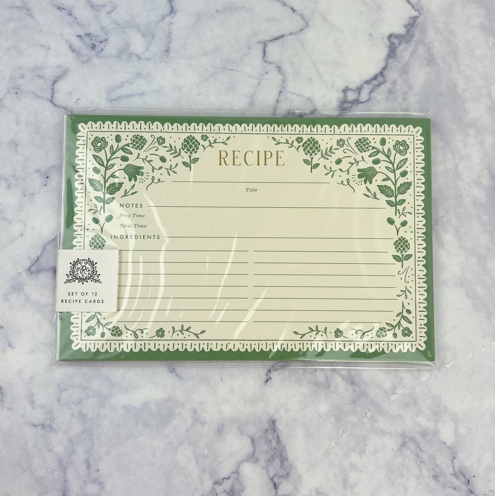 Artichoke Recipe Cards