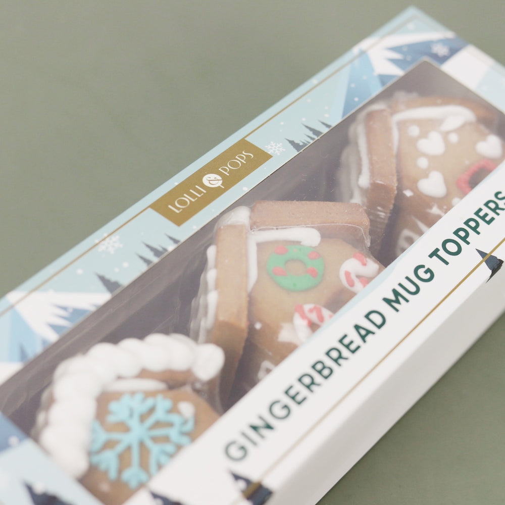 Gingerbread House Mug Toppers