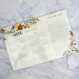 Poppies Menu Notepad