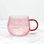 Pretty In Pink Glass Mug
