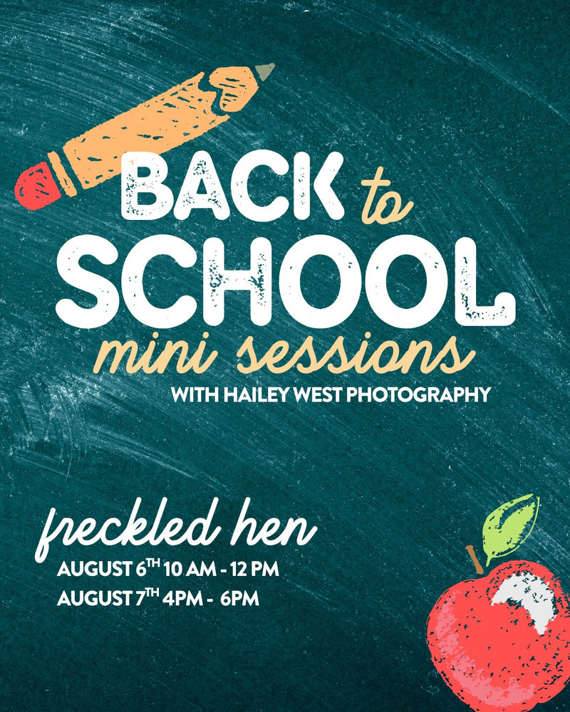 Back to School Mini Photo Sessions