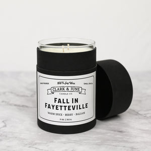 
                
                    Load image into Gallery viewer, Fall in Fayetteville Candle
                
            