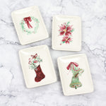 Whimsical Holiday Stoneware Dish