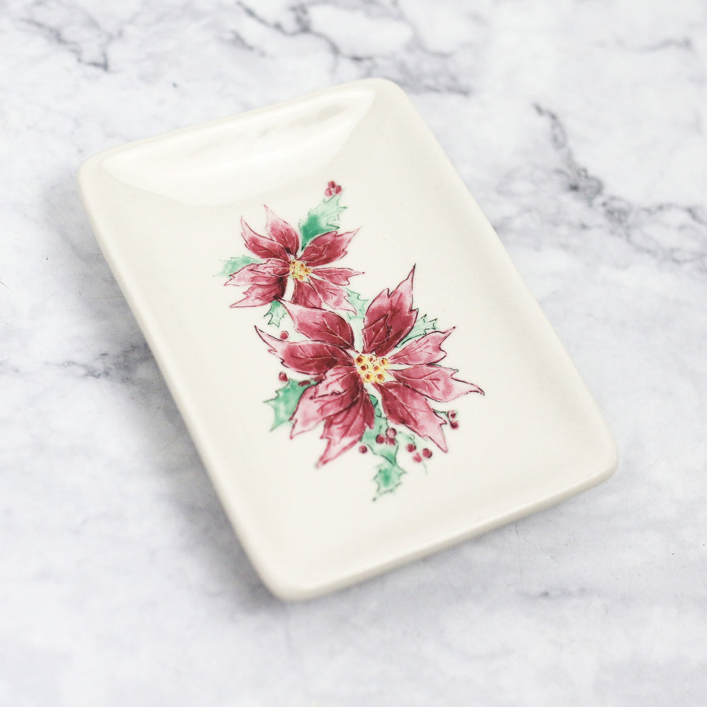 Whimsical Holiday Stoneware Dish