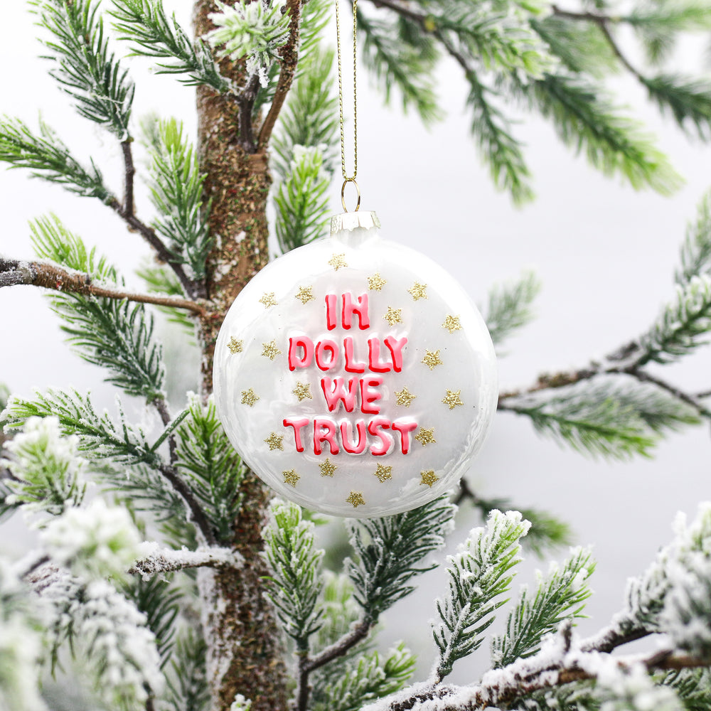 
                
                    Load image into Gallery viewer, In Dolly We Trust Ornament
                
            